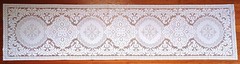 72″ x 18″ Table Runner Pure White, Off White, or Ecru Soft Washable Lace tr-1