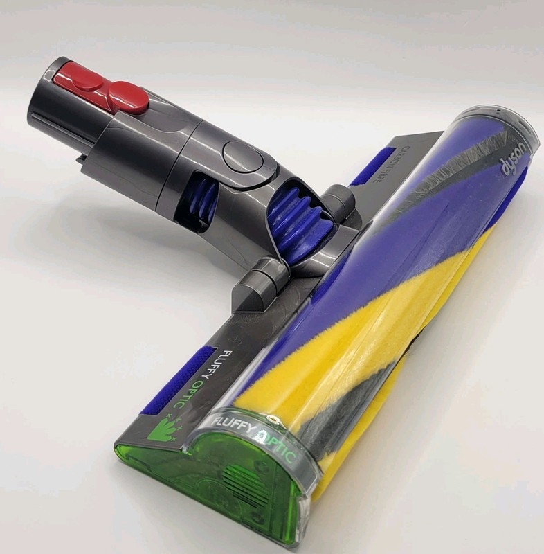 Dyson V12 Detect Slim Absolute Fluffy Optic Carbon Fiber Floor Head 425995-02 gallery