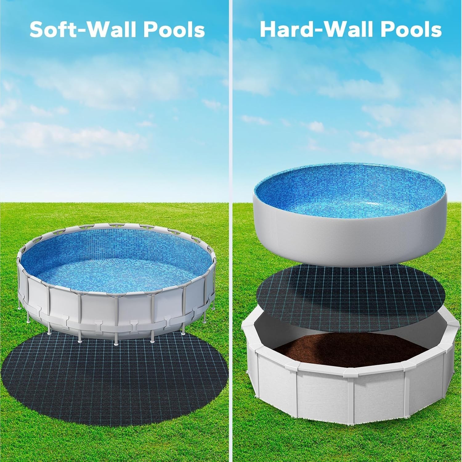 Durable 12' x 24' Above Ground Pool Liner - Easy Install & Long-Lasting Protecti gallery