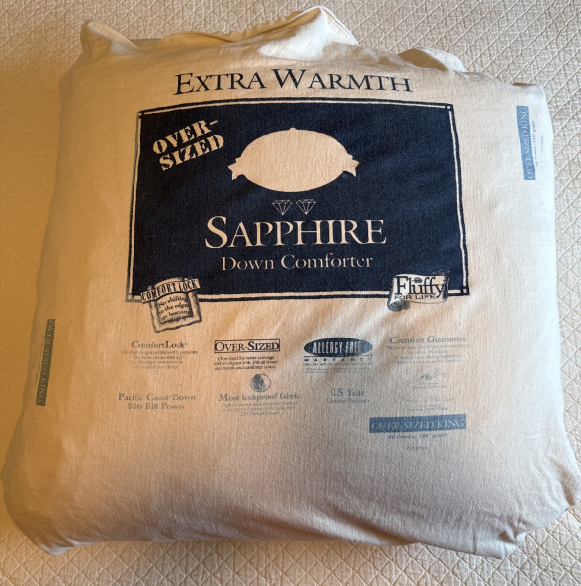 Pacific Coast King White Down Comforter 104 x 88 in gallery