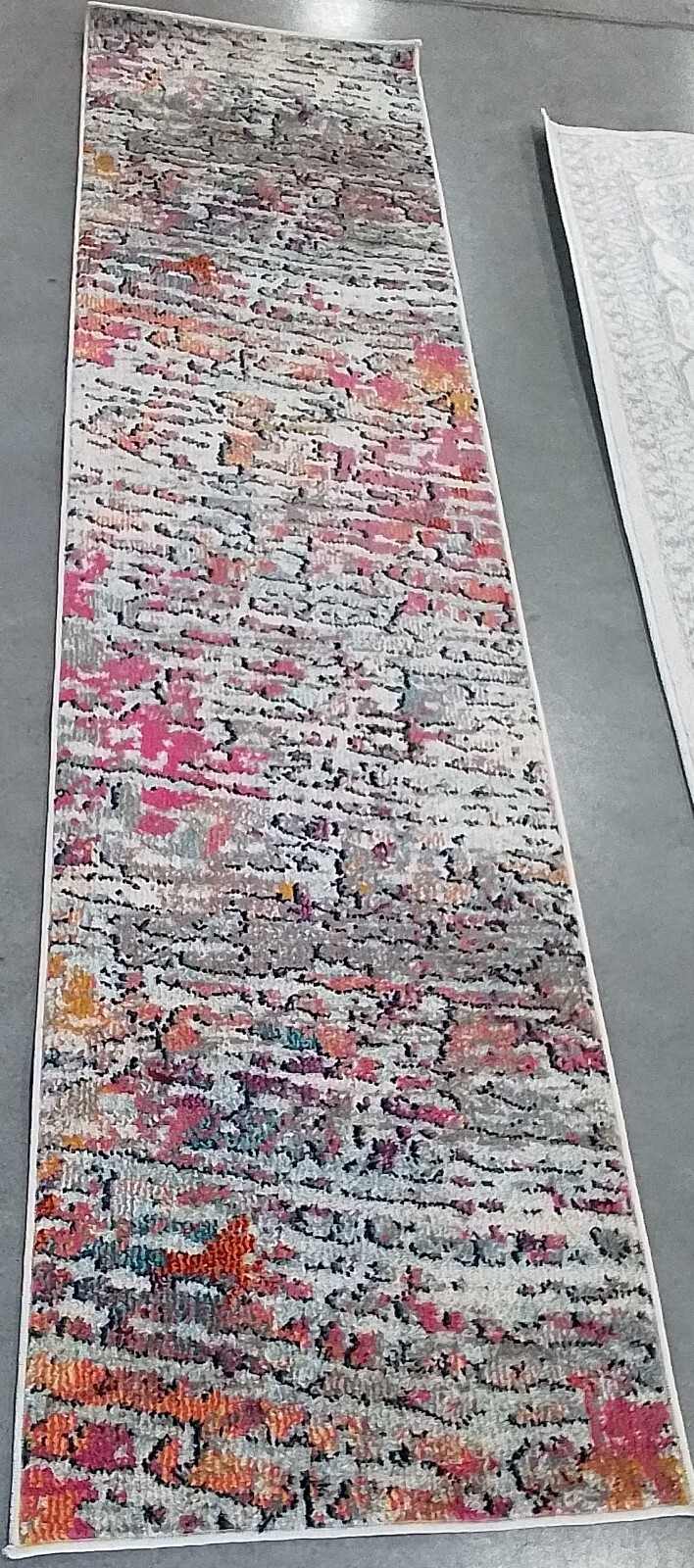 L BLUE / ORANGE 2'-0" x 8'-0" Back Stain Rug Reduced Price 1172765268 MAD454B-28 gallery