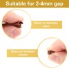Window Weather Stripping Door Seals 5/16" Wide Kerf Mount 5m Brown gallery
