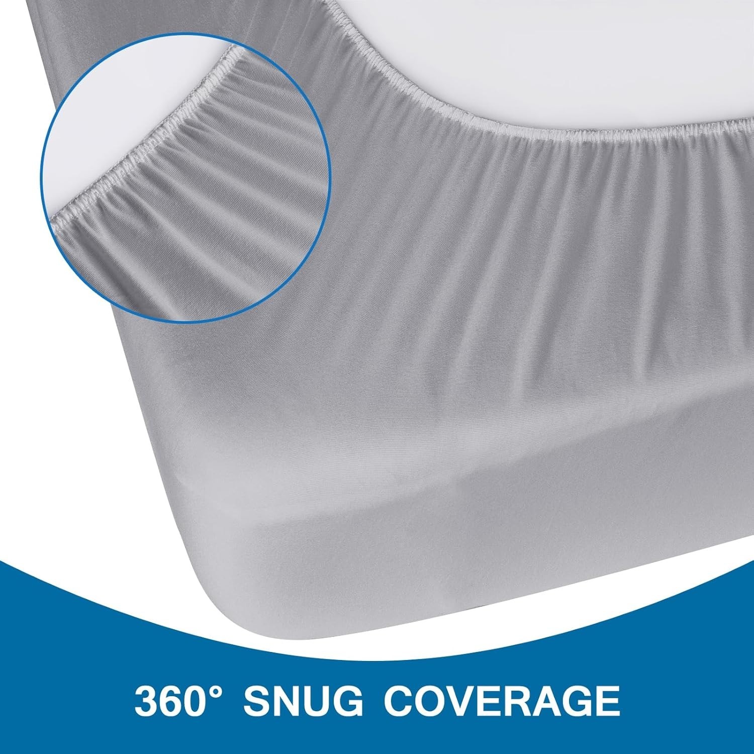 Short Queen Fitted Sheet Only for RV Camper 60" X 75" up to 14" Deep Pocket, Bed gallery