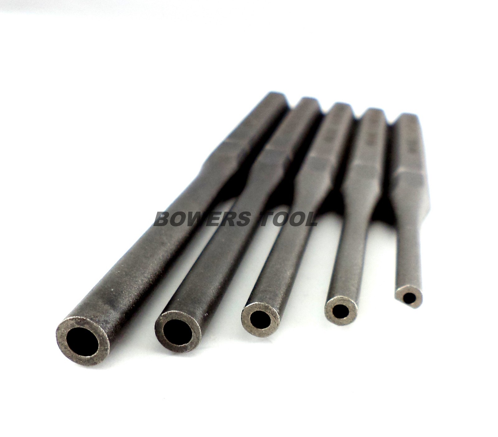 Grace Roll Pin Holder Punch Set 5pc Hollow Center Hole for Springs and Pins USA gallery