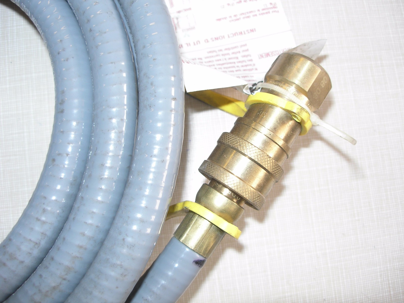 Gas Grill Natural Gas 3/8" Quick Disconnect Hose Kit 10 Feet for Standard Grills gallery