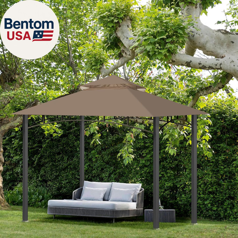 Replacement Canopy Top for Target Madaga Gazebo Model L-GZ136PST (Khaki) gallery