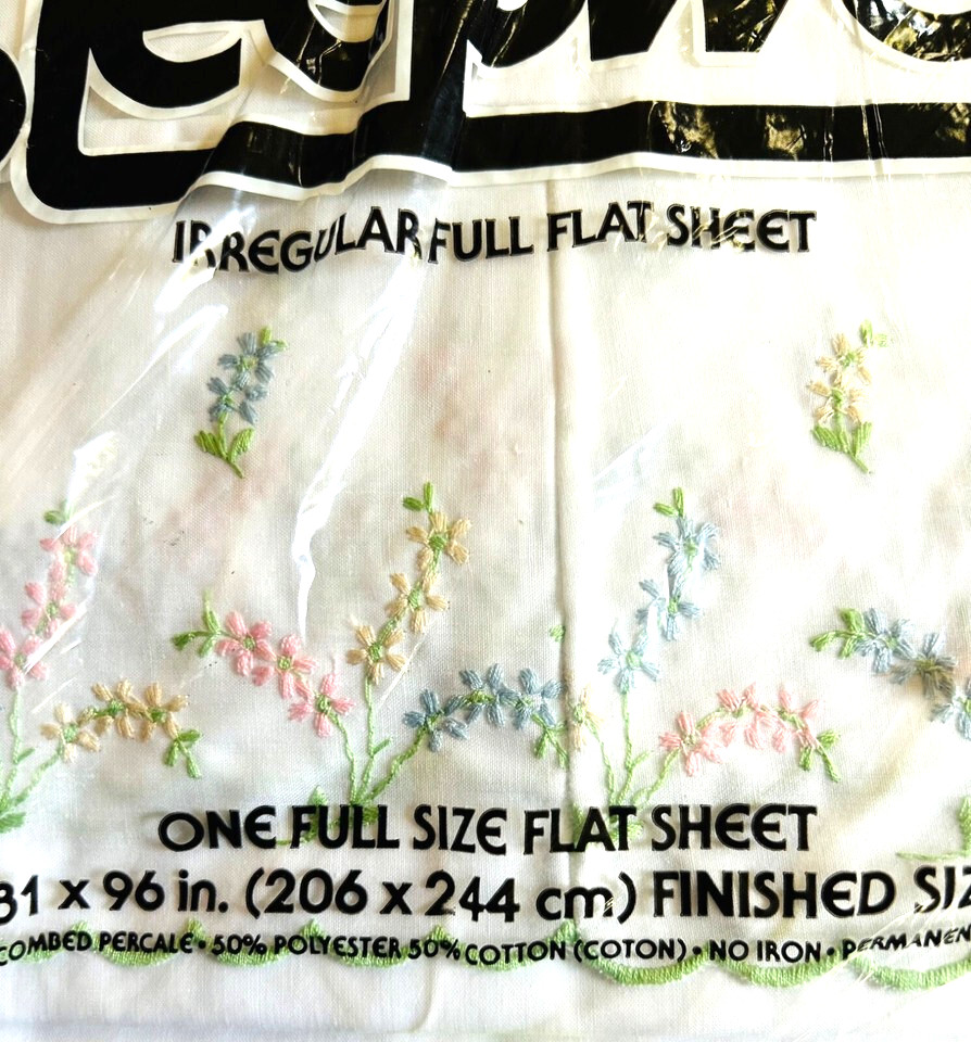 Vintage Royale Gold Collection NO-IRON Cotton Blend Twin Sheet 3PCS/Set Sealed gallery
