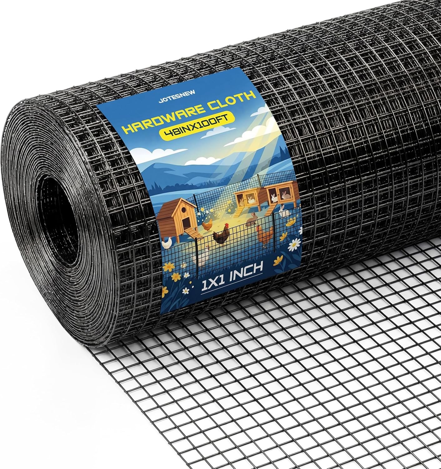 Black 1 Inch Hardware Cloth 48In X 100Ft 16 Gauge Black Coated Welded Wire Fenc gallery
