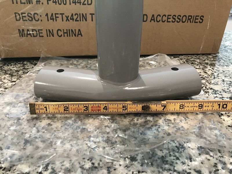 Summer Waves 14'x 42" Round Elite Frame Pool Replacement T Fitting Tube part gallery