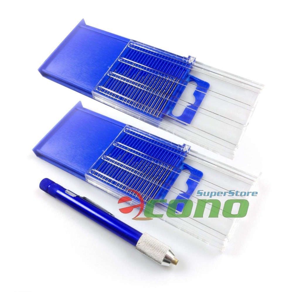41pc Mini HSS Twist Micro-Drill Bits Set w/Aluminum Hand Drill hobby