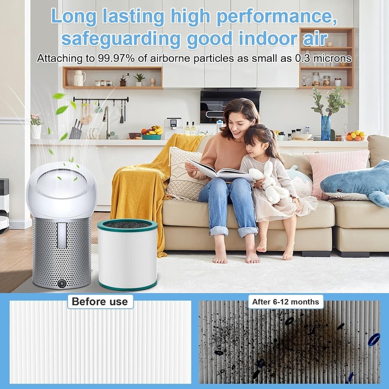 2 Pack TP01 Replacement Filter for Dyson Pure Cool Link TP02 TP03 AM11 BP01 gallery