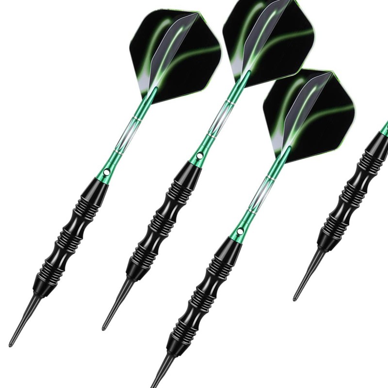 sanfeng Professional Soft Tip Darts Set 20 Grams W/ 50 O-Rings- 30 GREEN gallery