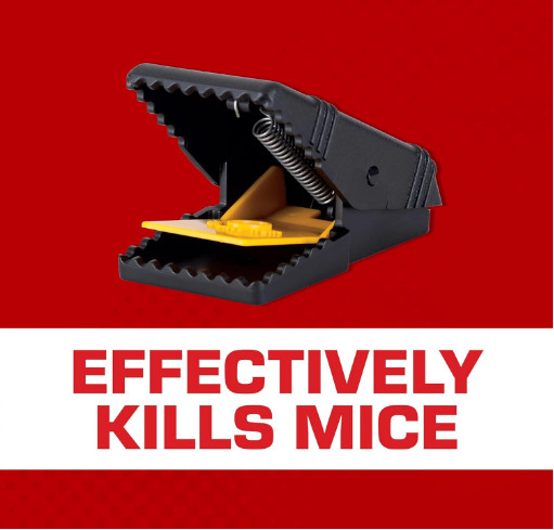 Tomcat Mouse Snap Trap, Effectively Kills Mice For Clean, No-Touch Disposal, 4 gallery