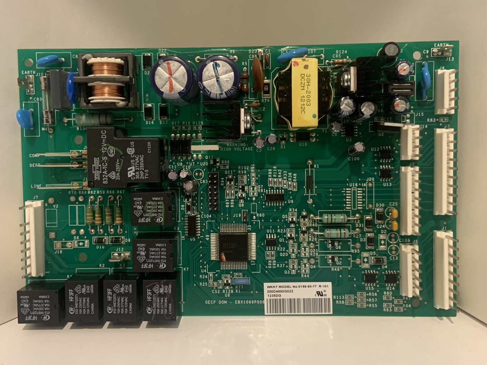 GE Main Control Board FOR GE REFRIGERATOR 200D4850G022 / WR55X10942 gallery