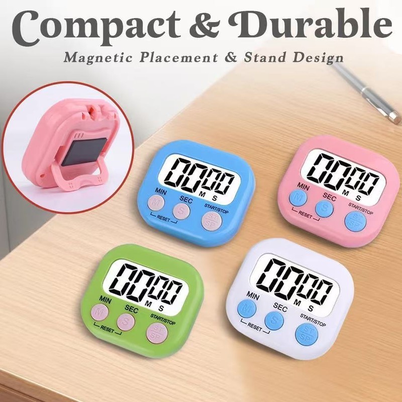 Large LCD Digital Kitchen Cooking Timer Count Down Up Clock Loud Alarm Magnetic gallery