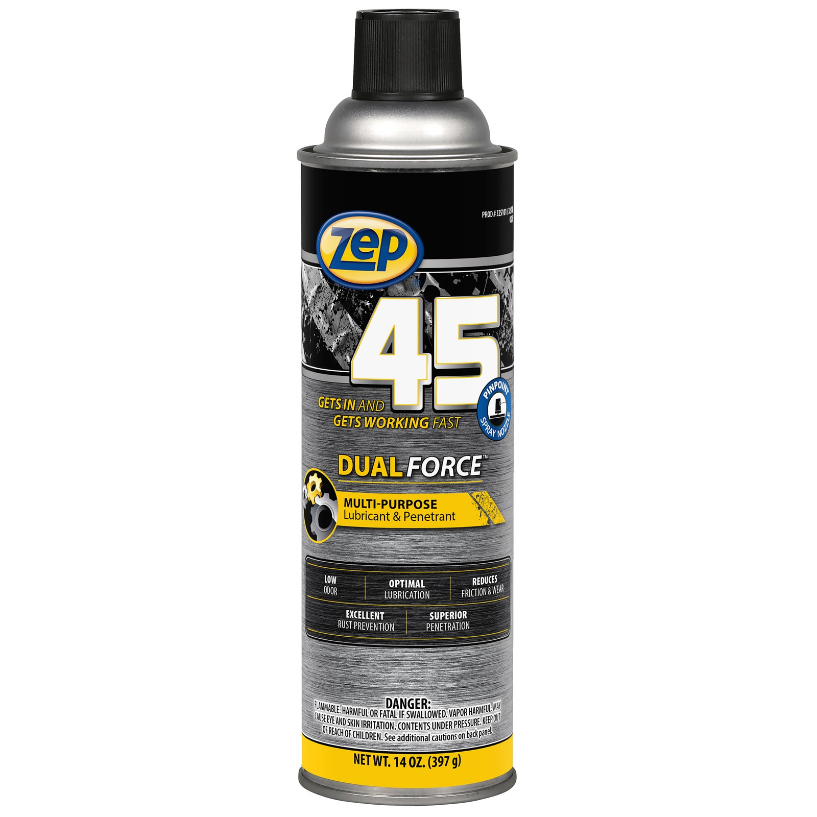 Zep 45 Dual Force Multi-Purpose Penetrant and Lubricant - 14 oz (Case of 12) - gallery