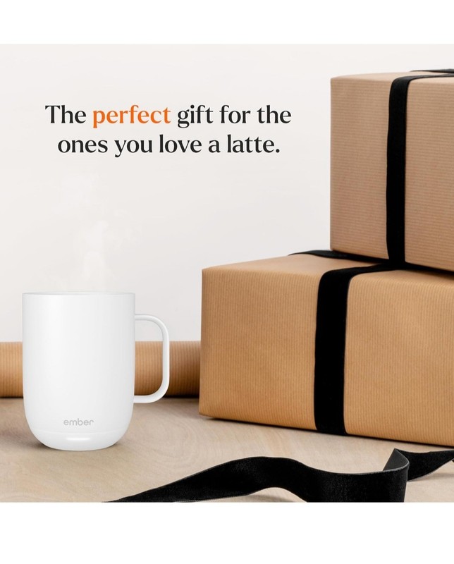 Ember Temperature-Control Smart Mug 2, 414 ml, White, 80 min. Battery Life - App gallery