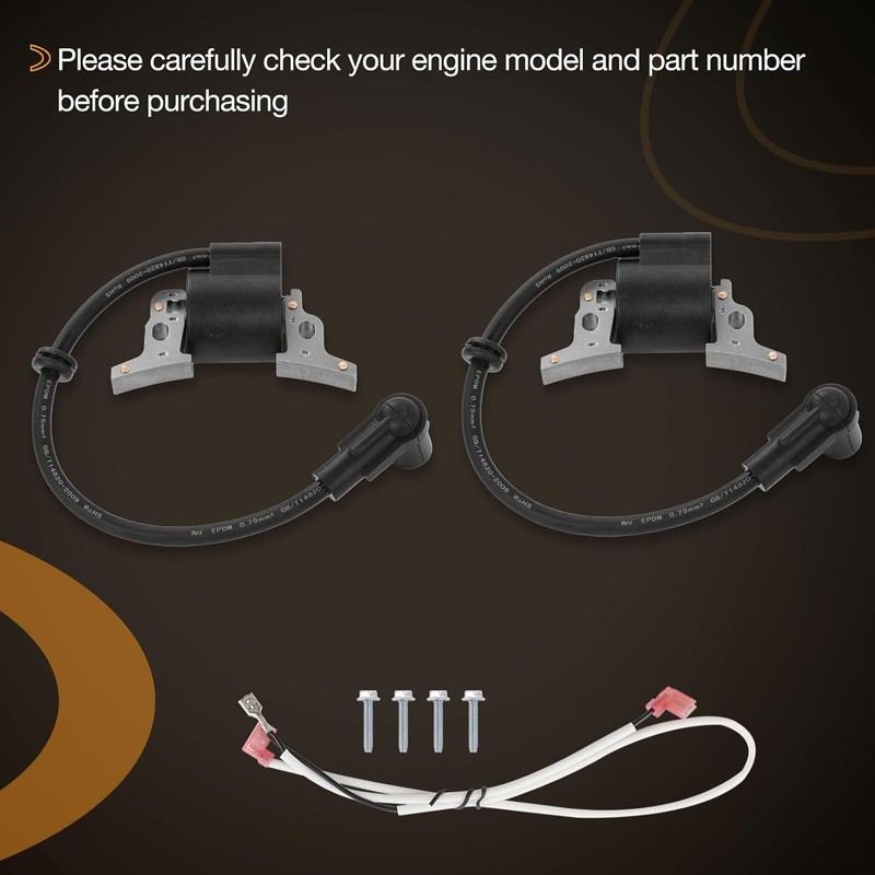 2-Pack Ignition Coil Module For Generac GTV760 GTV990 Dixie Chopper 0K63030SRV gallery