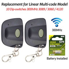 1/2PCS Multi-Code 3089 MultiCode 308911 Linear MCS308911 Garage Gate Remote M300