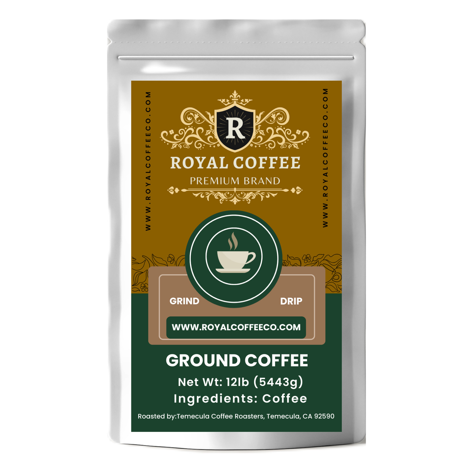 Royal Vanilla Hazelnut Freshly Roasted Flavored Coffee, (Vanilla Hazelnut) (Drip gallery