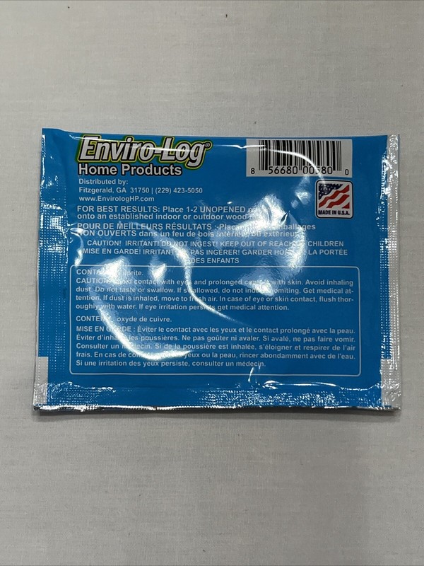 Enviro-Log Color-Flame 3 packets Add Amazing Color To Your Fire 🔥Free Shipping gallery