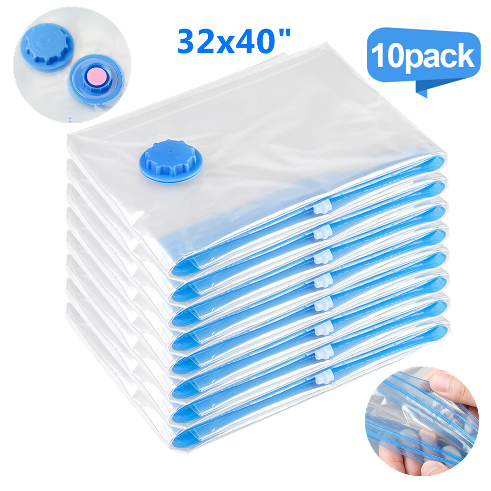 Durable 32x40" Extra Large Vacuum Storage Bags Travel Seal Organizer Space Saver gallery
