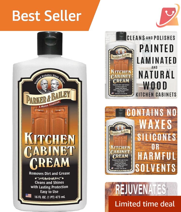 Kitchen Cabinet Cream 16 oz Grease Remover Furniture Cleaner Odorless Polish gallery