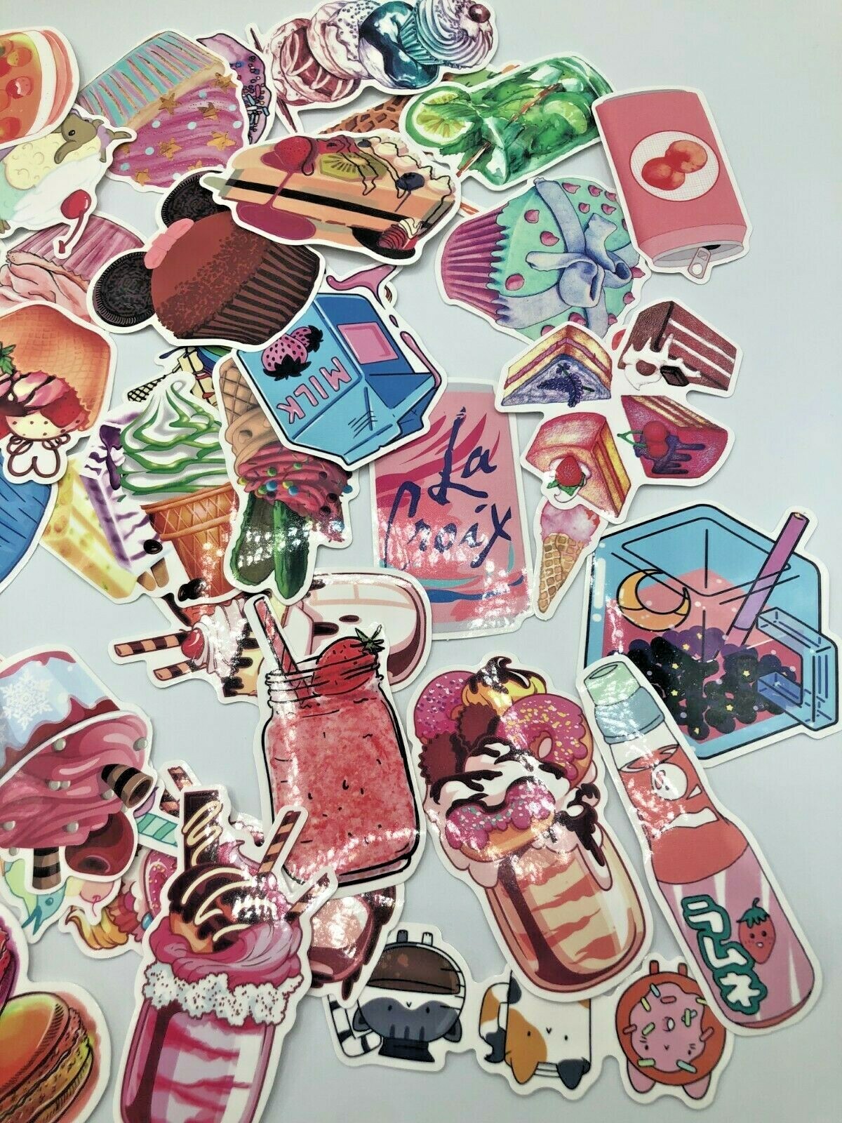 SWEETS (Pink Theme)~ Stickers Pack~70 PC for Skateboard~Laptop~Phone~Scrapbook gallery