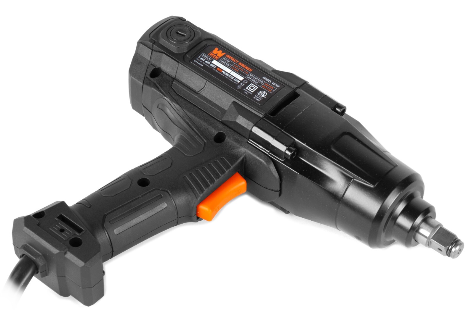 WEN 48108 7.5A 450 Ft-lb Two-Direction Impact Wrench w/ 1.5In Hog Ring Anvil gallery