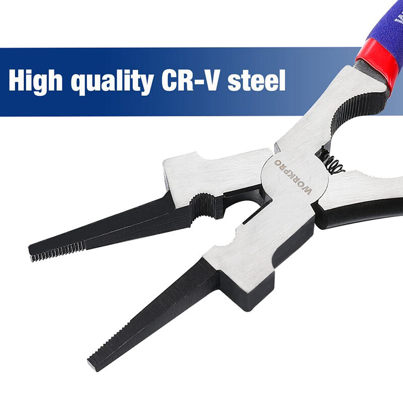 WORKPRO 8" Welding Pliers Multi-Functional CR-V Steel Welding Pliers for Welding gallery