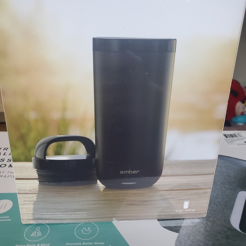 NEW Ember Temperature Control Tumbler - 16oz / 473 ML - Black (CM21XL17AM) gallery