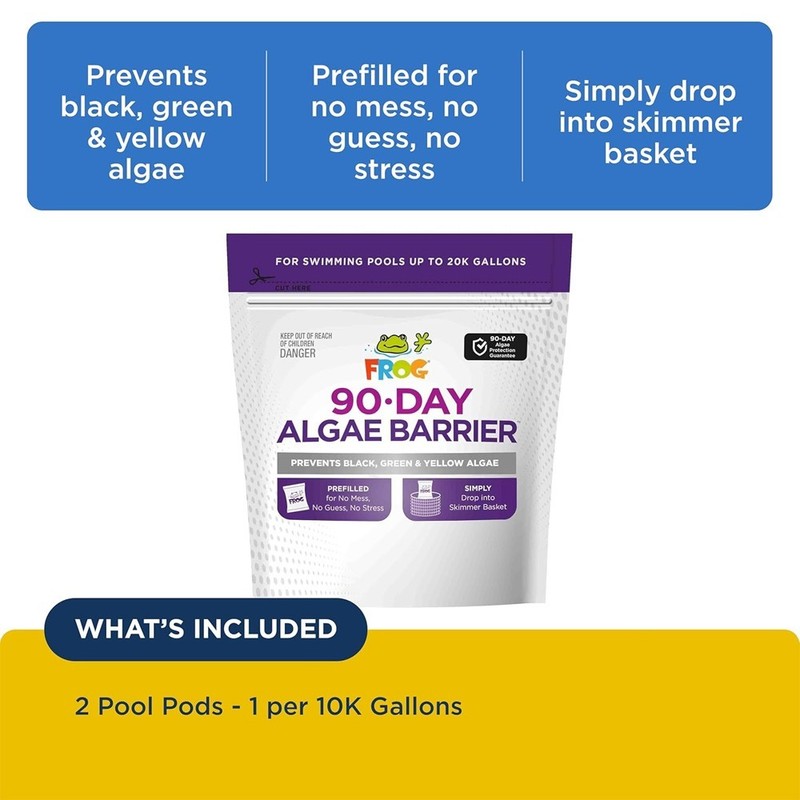 FROG® 90-Day Algae Barrier™ Swimming Pool Chemical Prevents Algaecide gallery