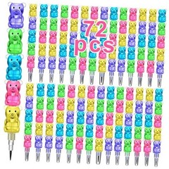 Pcs Stackable Pencils Plastic Bear Pencils 5 in 1 Stacking Colored for 72