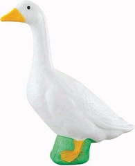 Fox Valley Traders Gaggleville 23″ Large White Plastic Goose Garden Decor