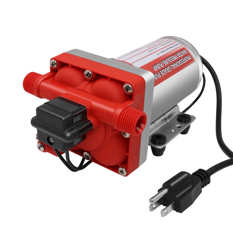 Water Pump 4 Chambers Self-Priming Diaphragm Pump High Pressure Pump 6GPM 70 PSI gallery
