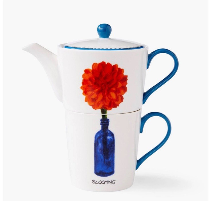 Brand New Spode Kit Kemp Doodles Design ‘Flower Power’ Tea Pot 2 Pint/1.1 L gallery