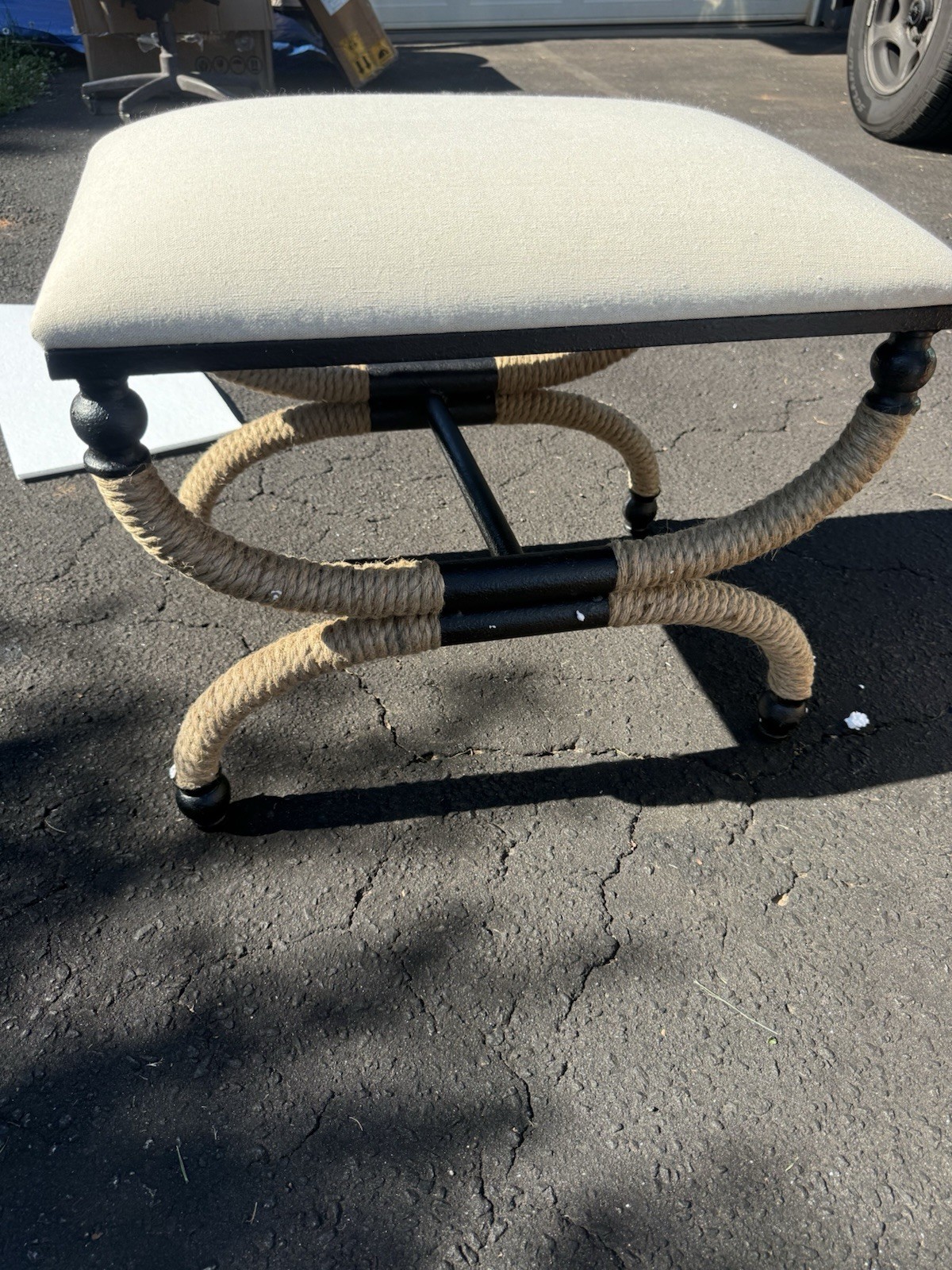 Uttermost 23741 Small Bench-19.5 Inches Tall and 23.5 W Beautiful gallery
