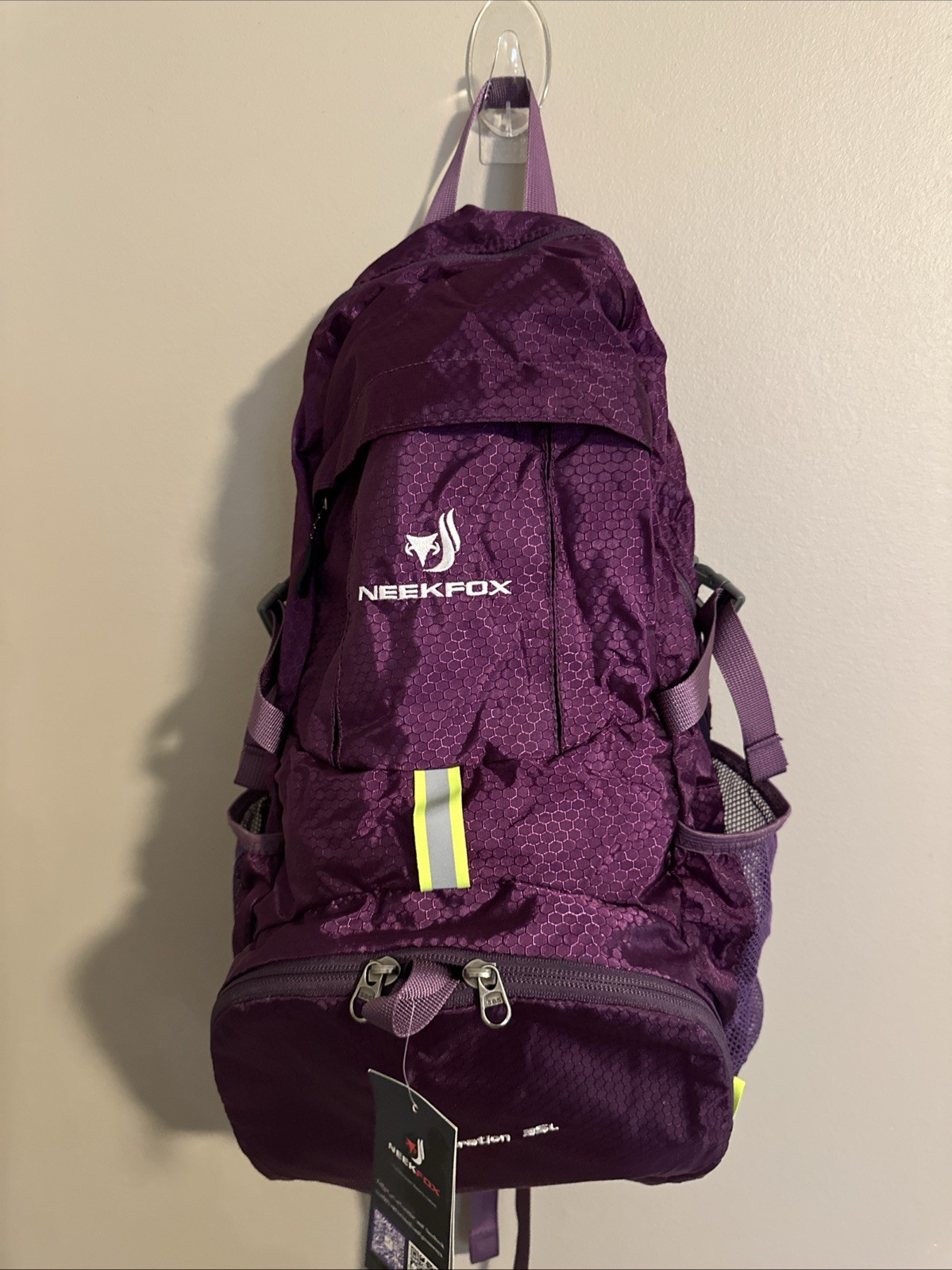 NWT NEW Neekfox Field Operations 35L Durable Foldable Daypack Purple Back Pack
