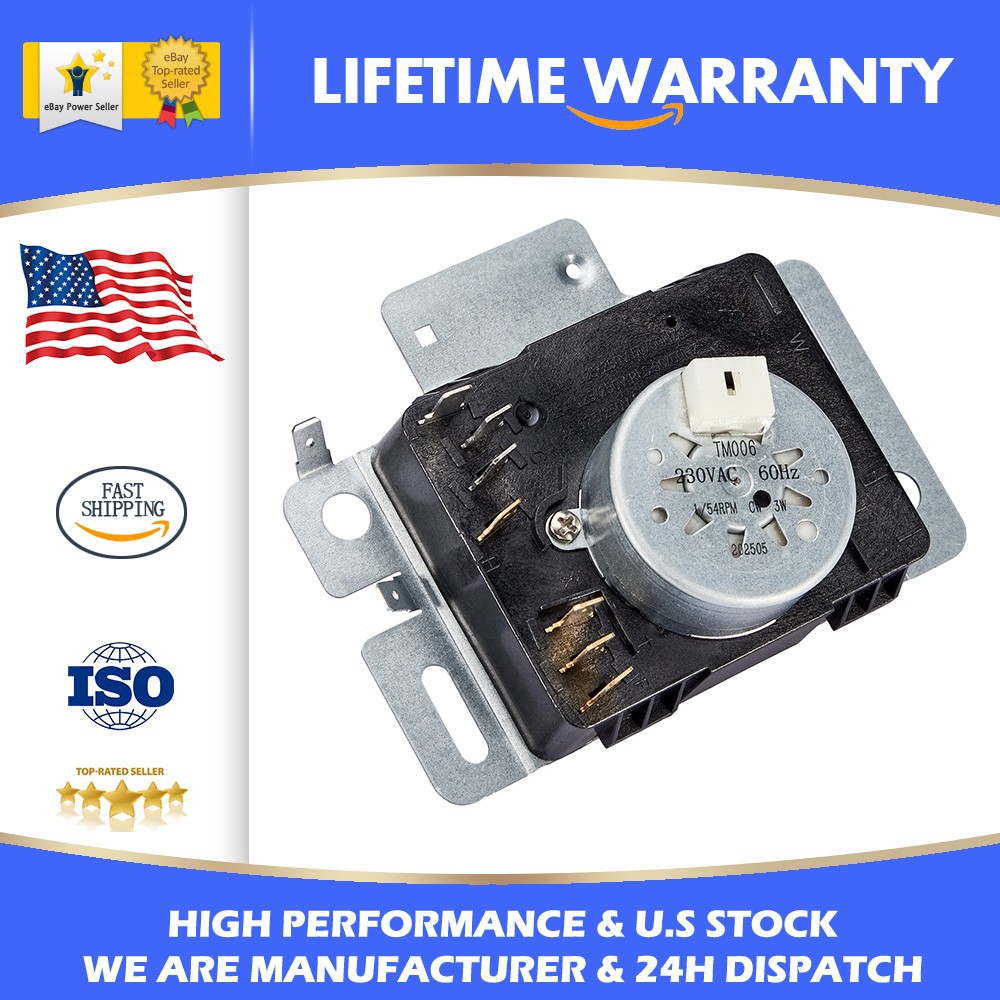Clothes Dryer Timer Control for Amana NED4655EW1 YNED4655EW1 W10745655 W10857612