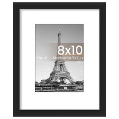 upsimples 8×10 Picture Frame, Display Pictures 5×7 with Mat or 8×10 Without Mat,