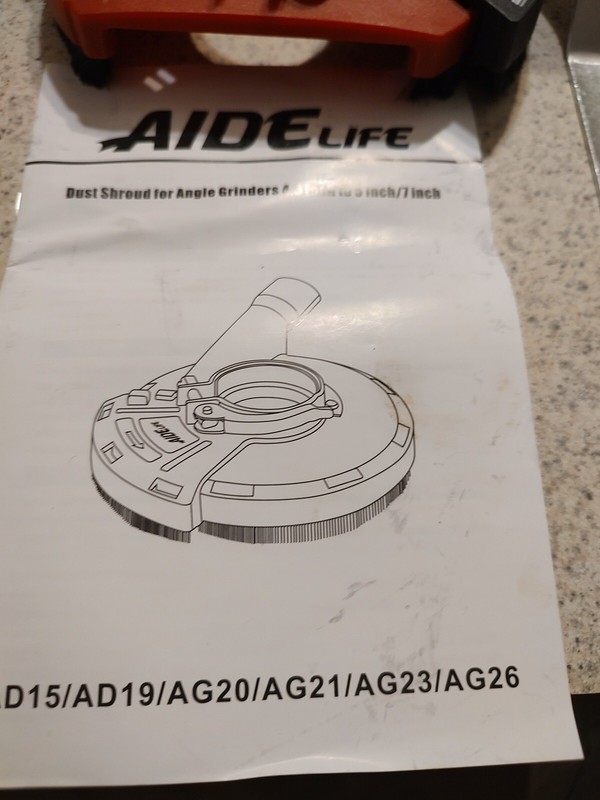 Aidelife Dust shroud for angle grinders Universal 5 inch AG21 gallery
