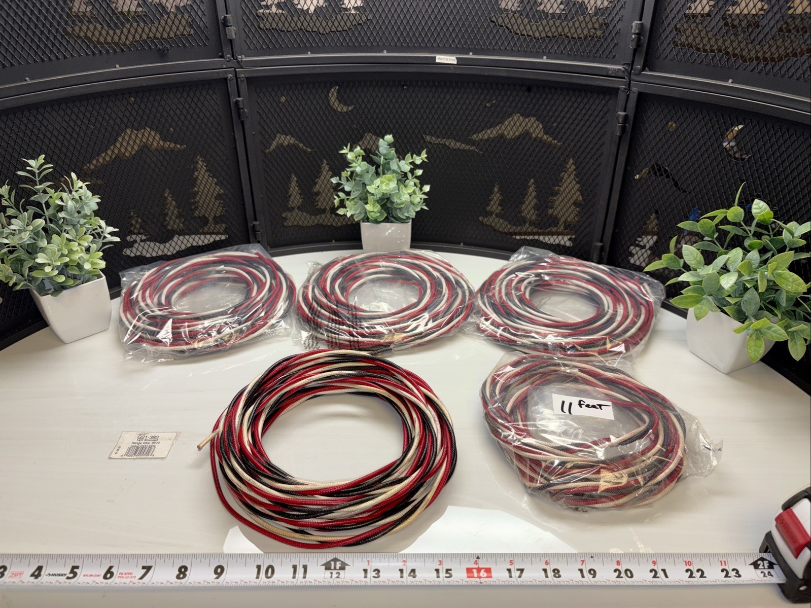 111 FEET- Appliance Wire 14/3 Stranded Braided Abrasion Resistance 200C-300V NEW gallery