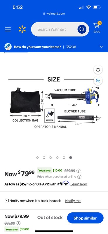 VECELO Leaf Blower & Vacuum, Handheld Electric Blowers for Lawn Care gallery