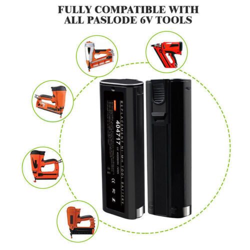 2PACK Battery for PASLODE 6V 404717 902000 900400 900420 900600 Nailer Ni-MH gallery