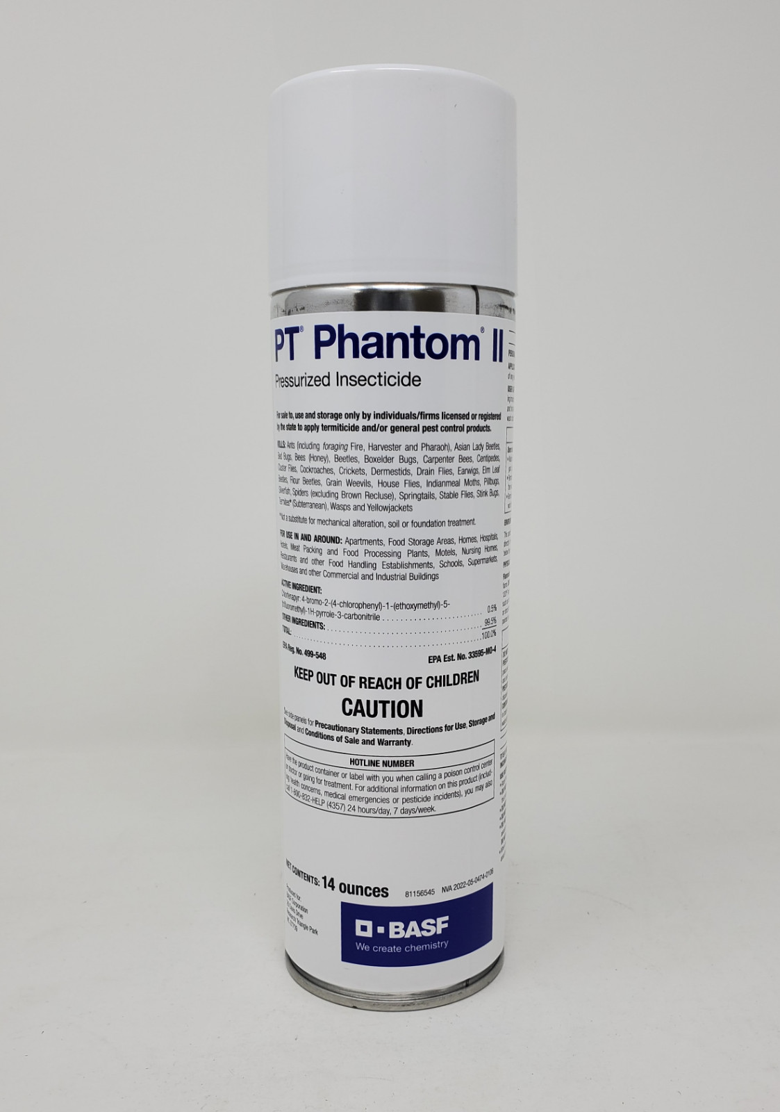 BASF PT Phantom II Pressurized Insecticide Bedbugs 14 oz Can gallery