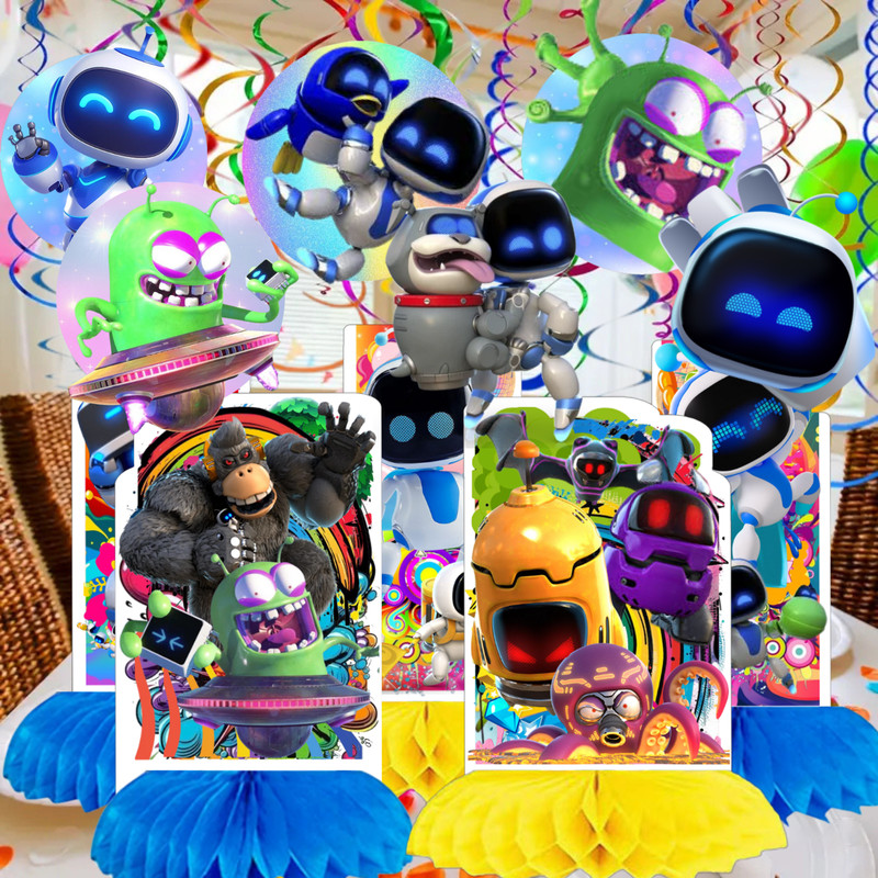 ASTROBOT CENTERPIECE TABLEWARE PARTY SUPPLIES BIRTHDAY DECORATION THEME gallery