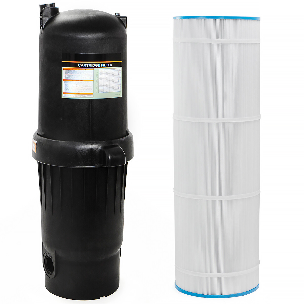 XtremepowerUS 175 Square Foot for In-Ground Pool & Spa Cartridge Filter Clean gallery