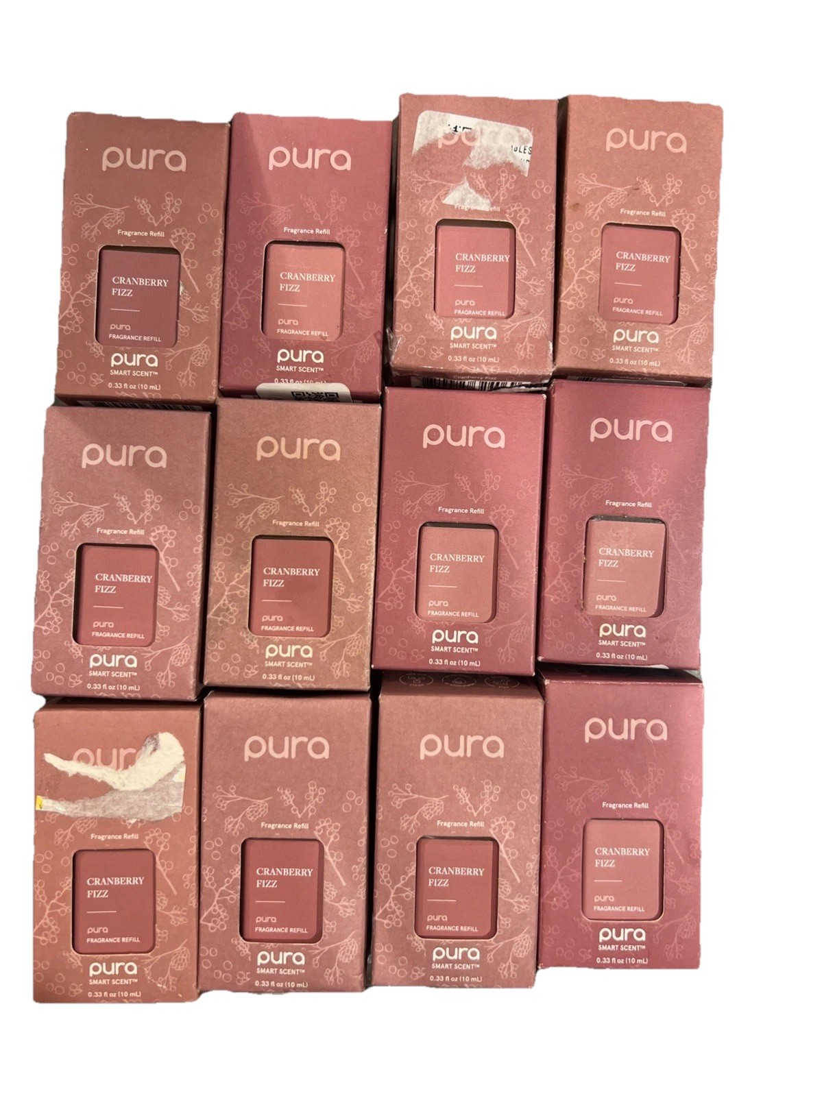 Pura Diffuser Refill Cranberry Fizz Liquid Fragrance 0.33 fl oz Lot of 12 gallery