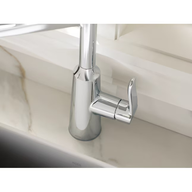 MOEN Edwyn One-Handle Pre-Rinse Spring Pulldown Kitchen Faucet 87807 gallery