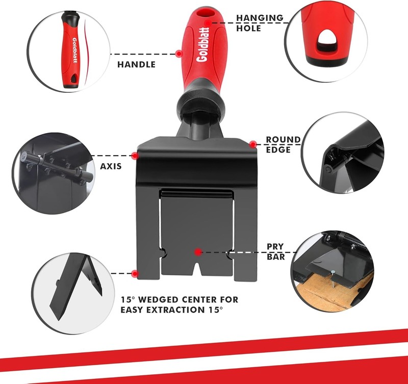 Goldblatt Trim Puller Removal Multi-Tool for Flooring Baseboard Molding Removals gallery
